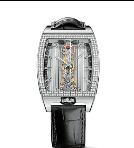 Replica Corum Golden Bridge Classic White Gold Diamonds Watch B113/01619 - 113.167.69/0001 GL10G